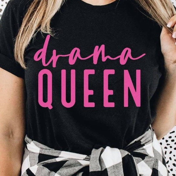 New Drama Queen Graphic Tee Shirt S-3X - Picture 2 of 2